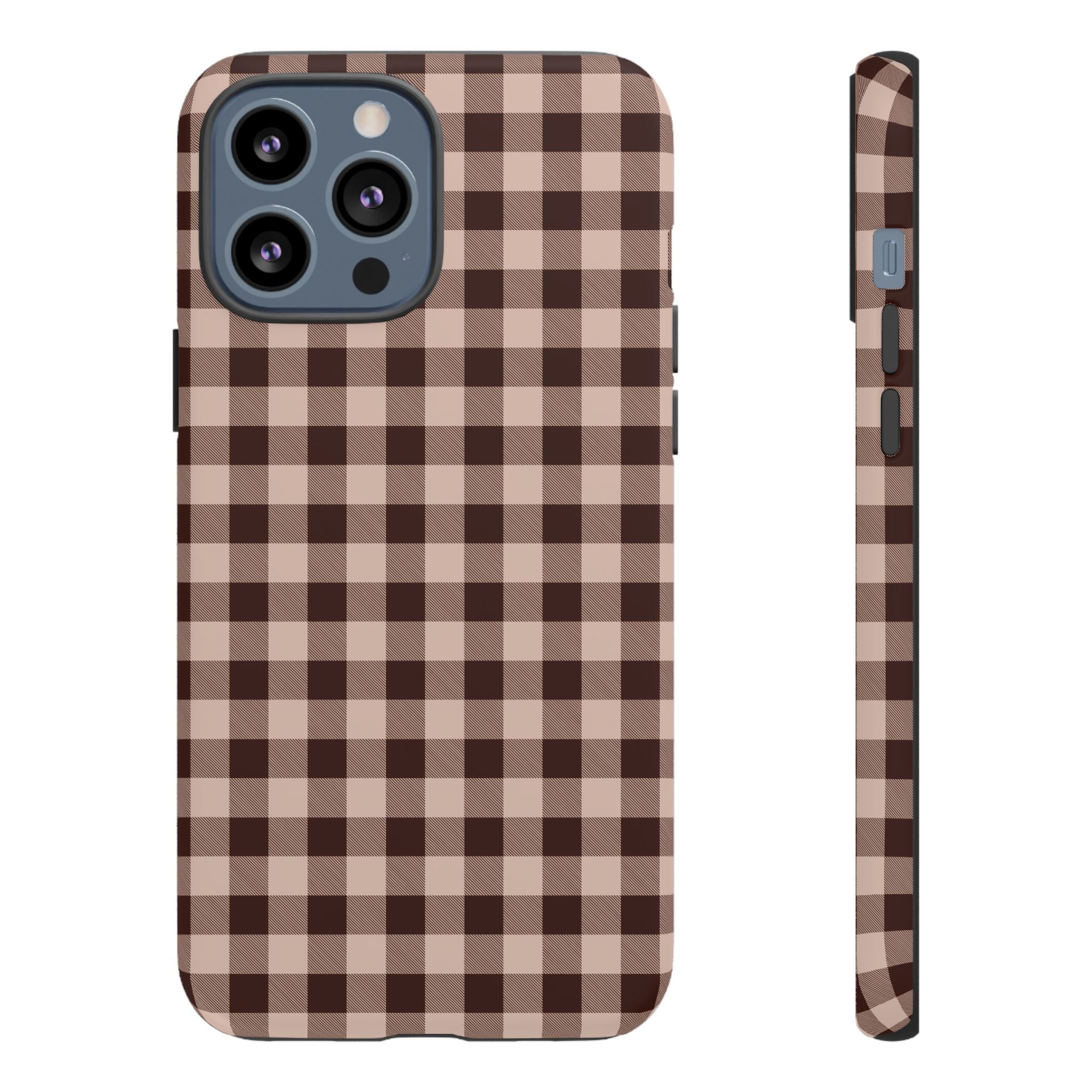 Latte Check Phone Case