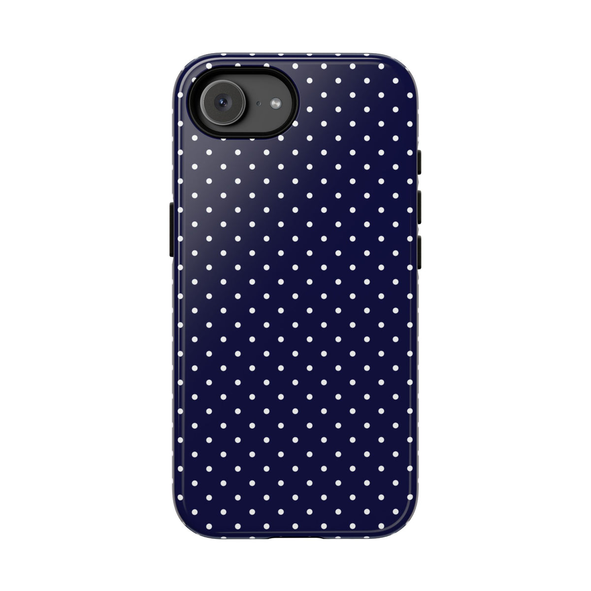 Dotty Chic | Navy Polka Dot iPhone Case