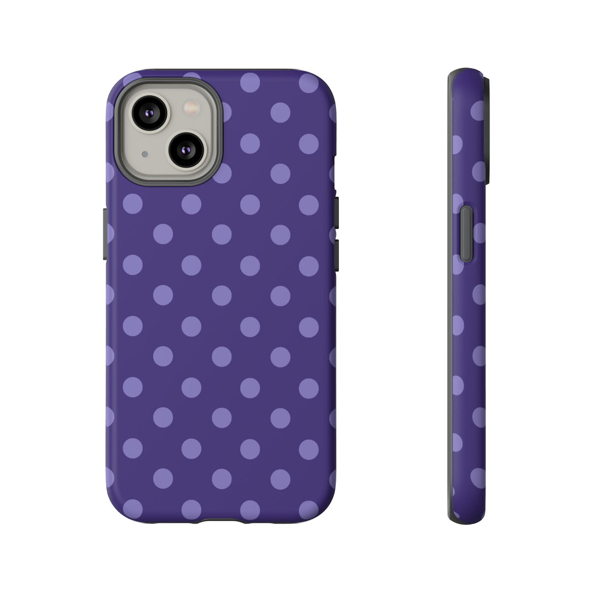 Plum Pop | Polka Dot iPhone Case