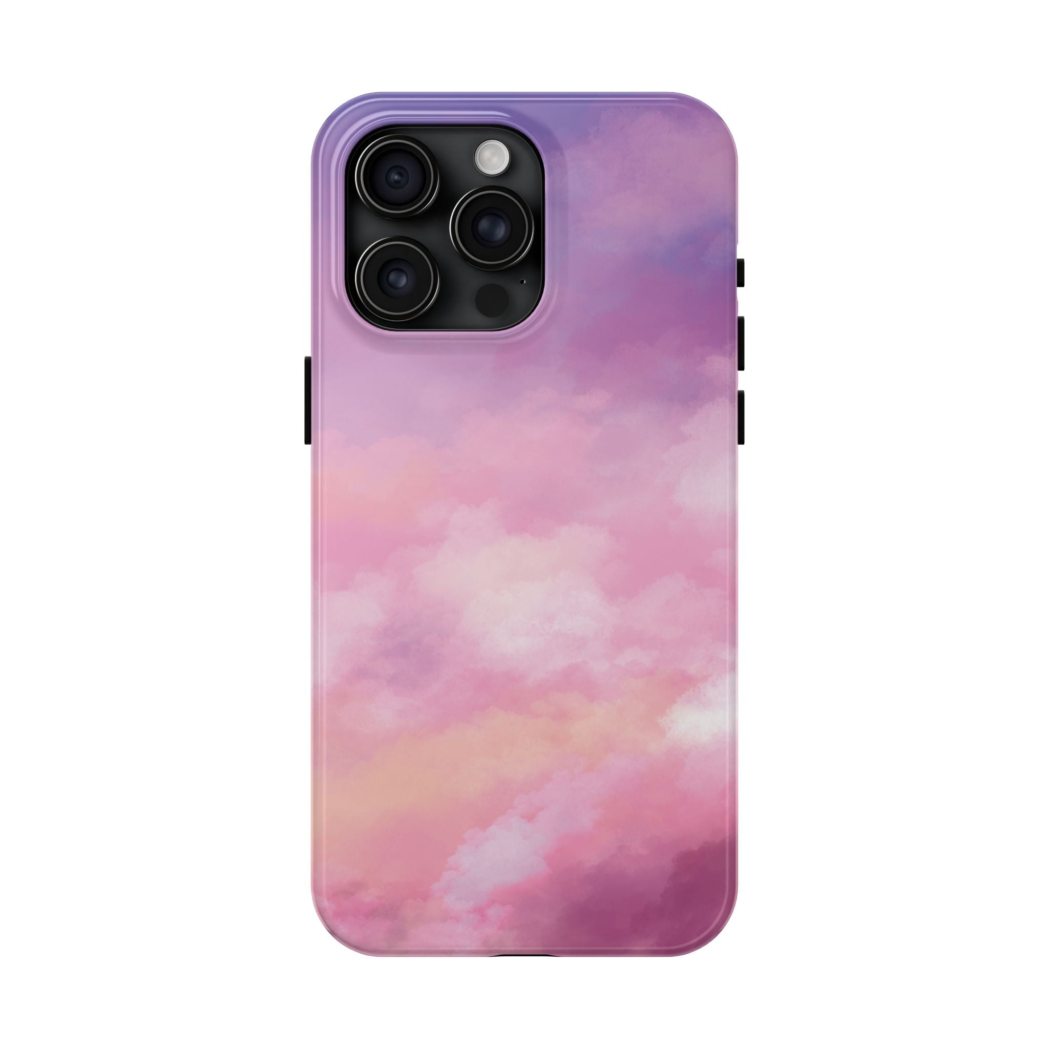 Stormy Purple Abstract iPhone Case