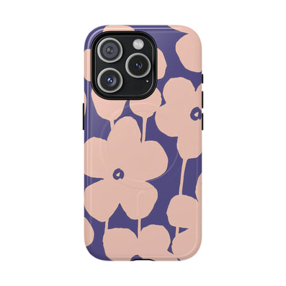 Blooms | Purple Floral MagSafe Case