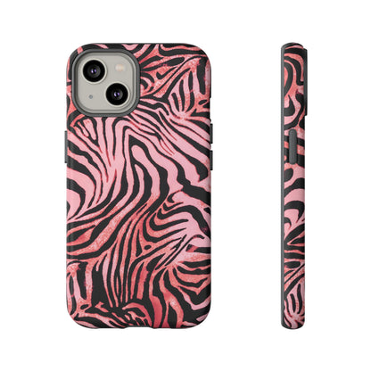 Rosy Zebra | Pink Animal Print Case