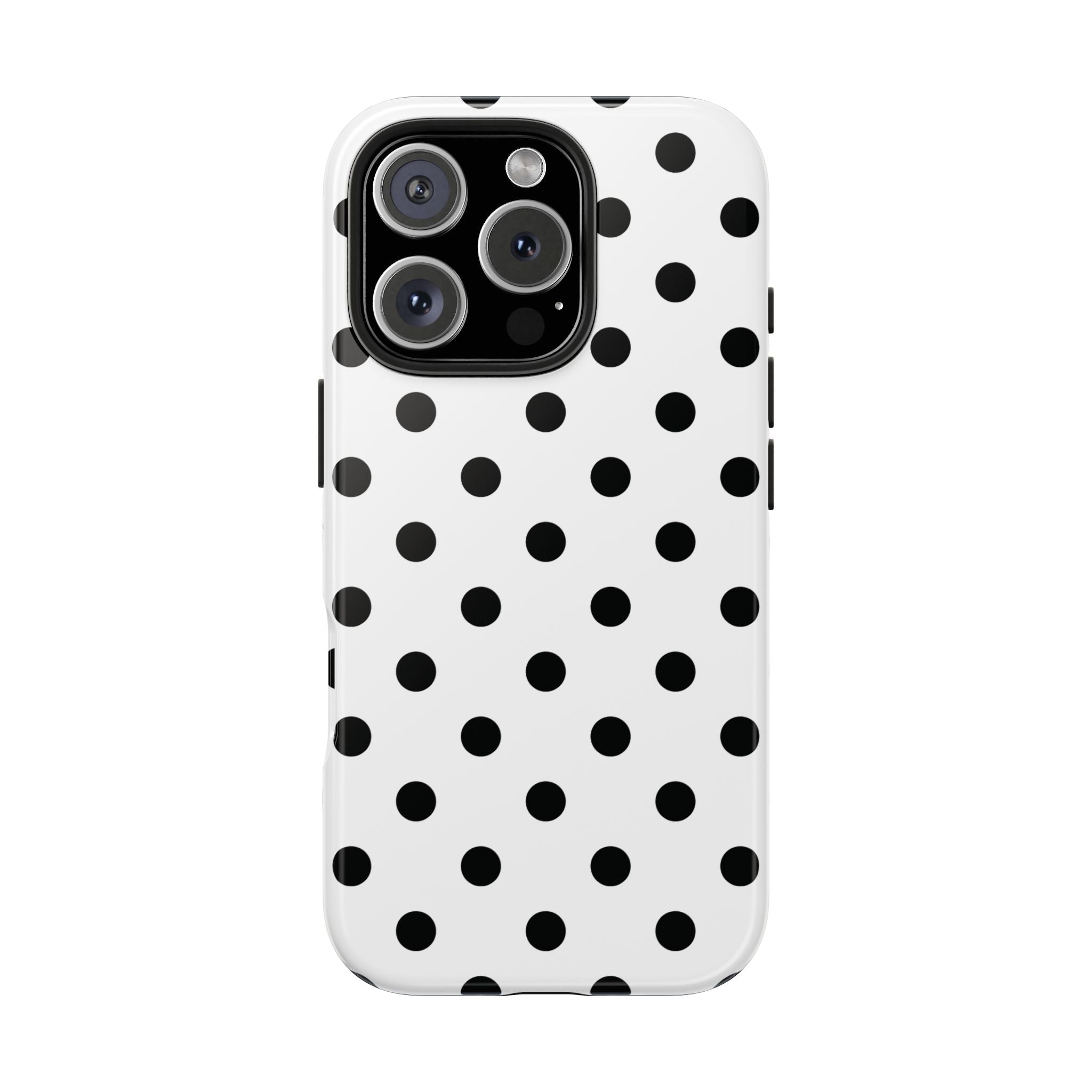Polka Dots White iPhone Case