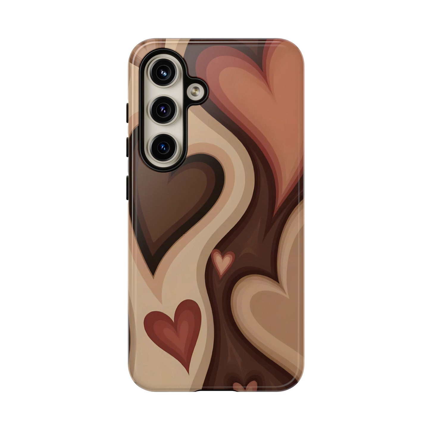 El ritmo está en el corazón | Funda Galaxy Retro Hearts