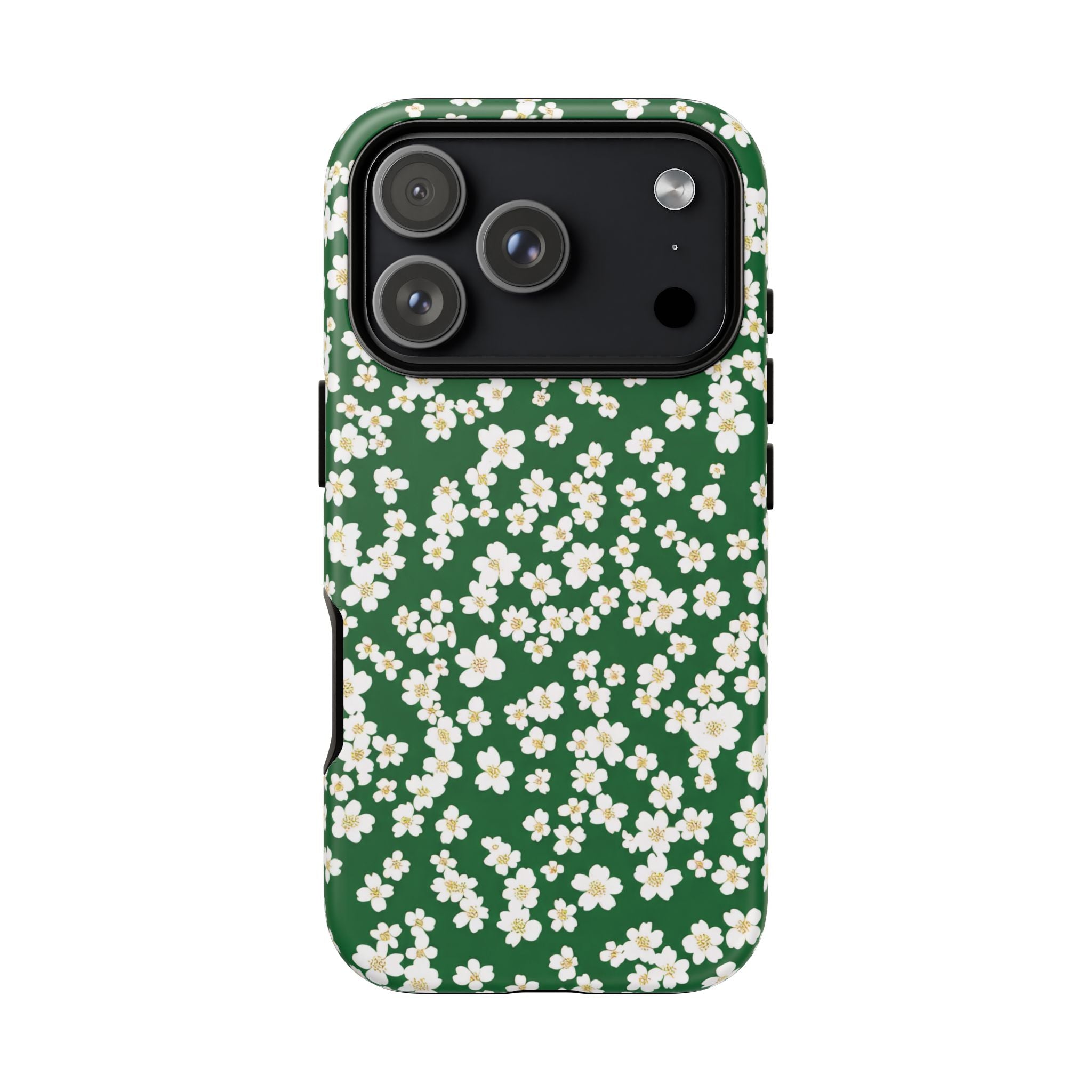 Emerald Bloom iPhone Case