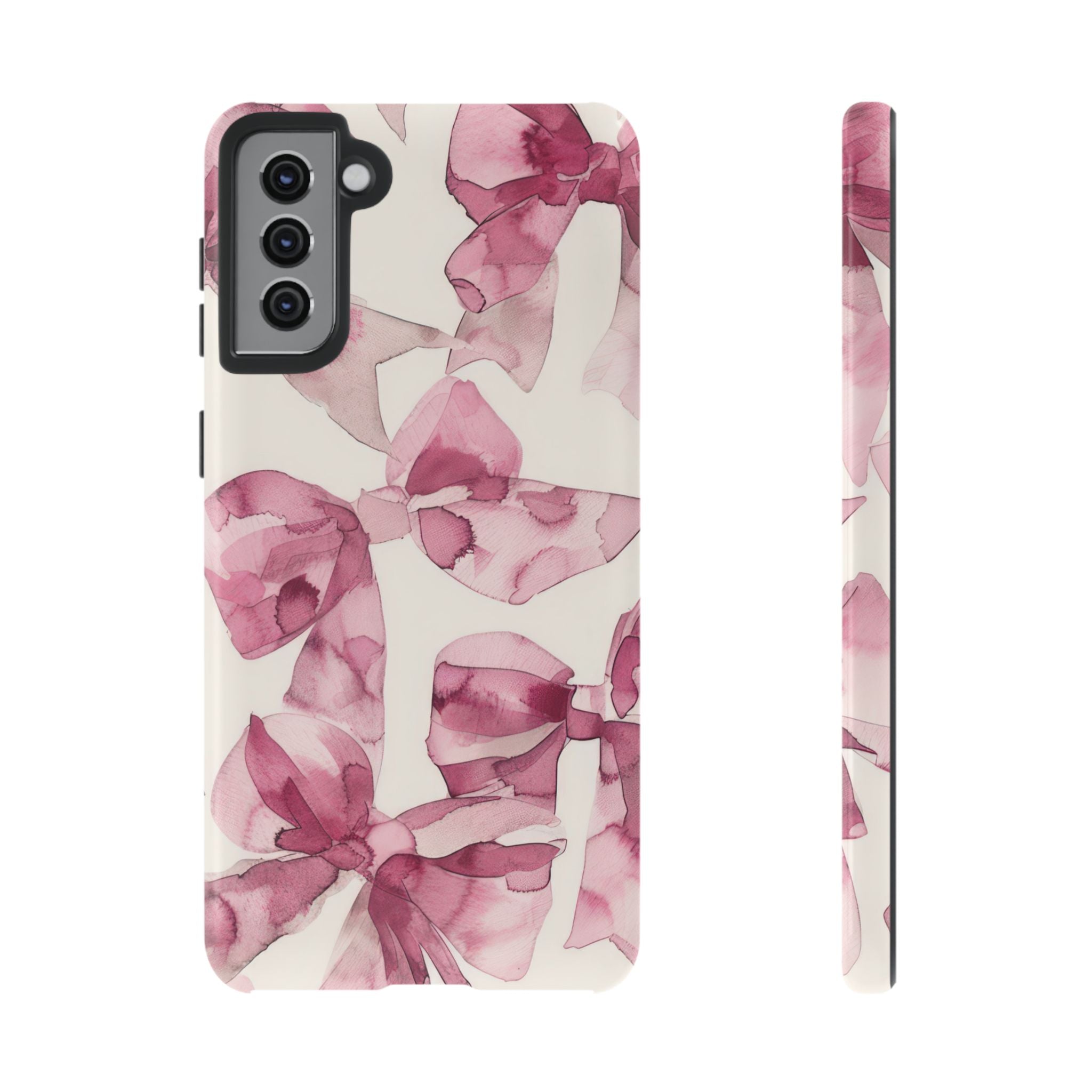 Whimsy Pink Bow Galaxy Case