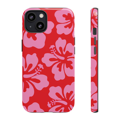 Aloha | Red Tropical Floral Case