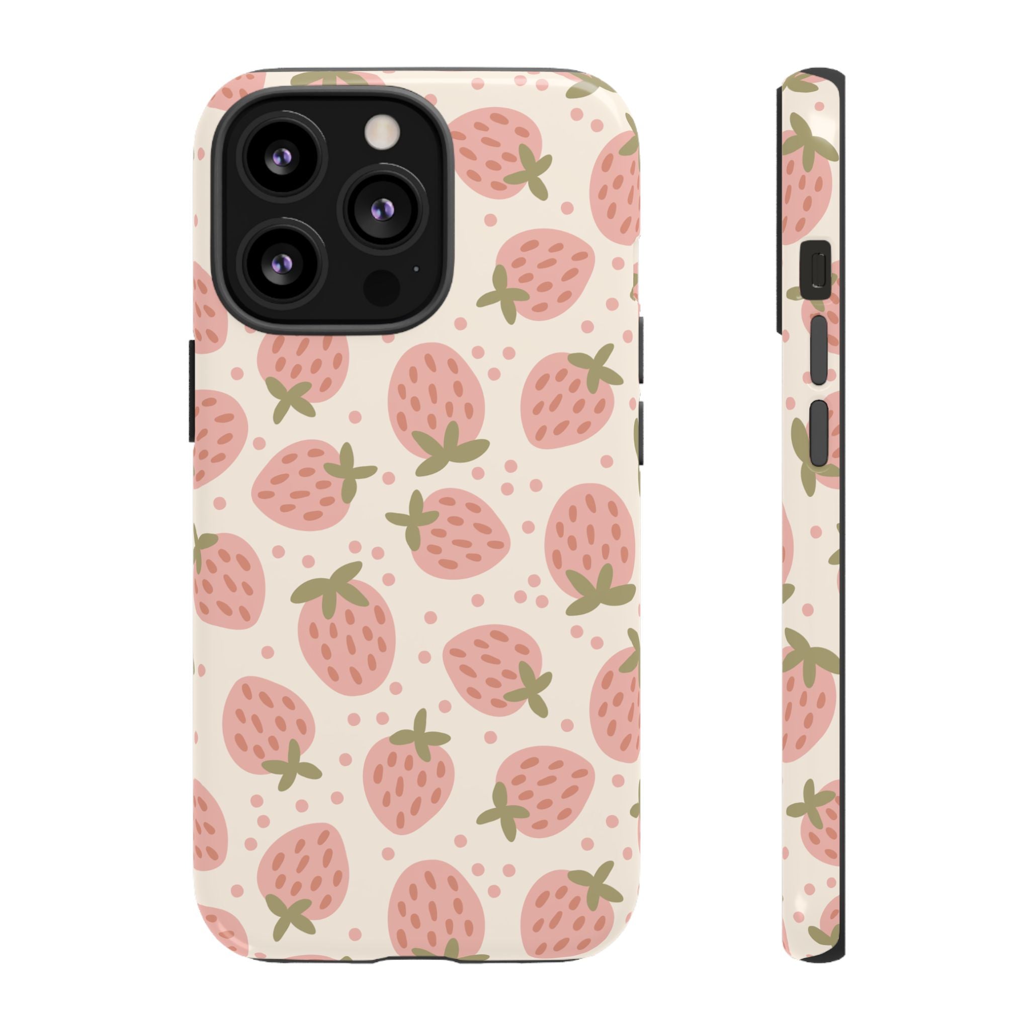Strawberry Cream iPhone Case