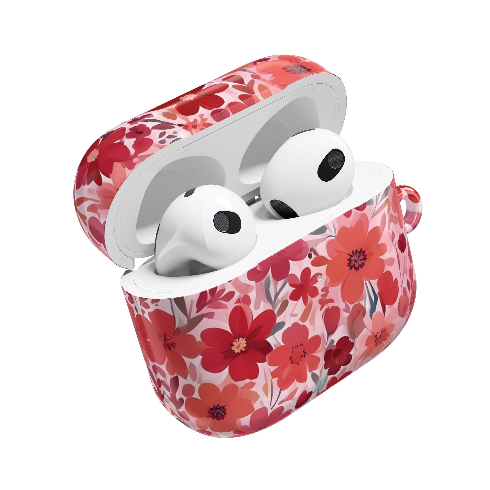 Think Pink Floral AirPods Case