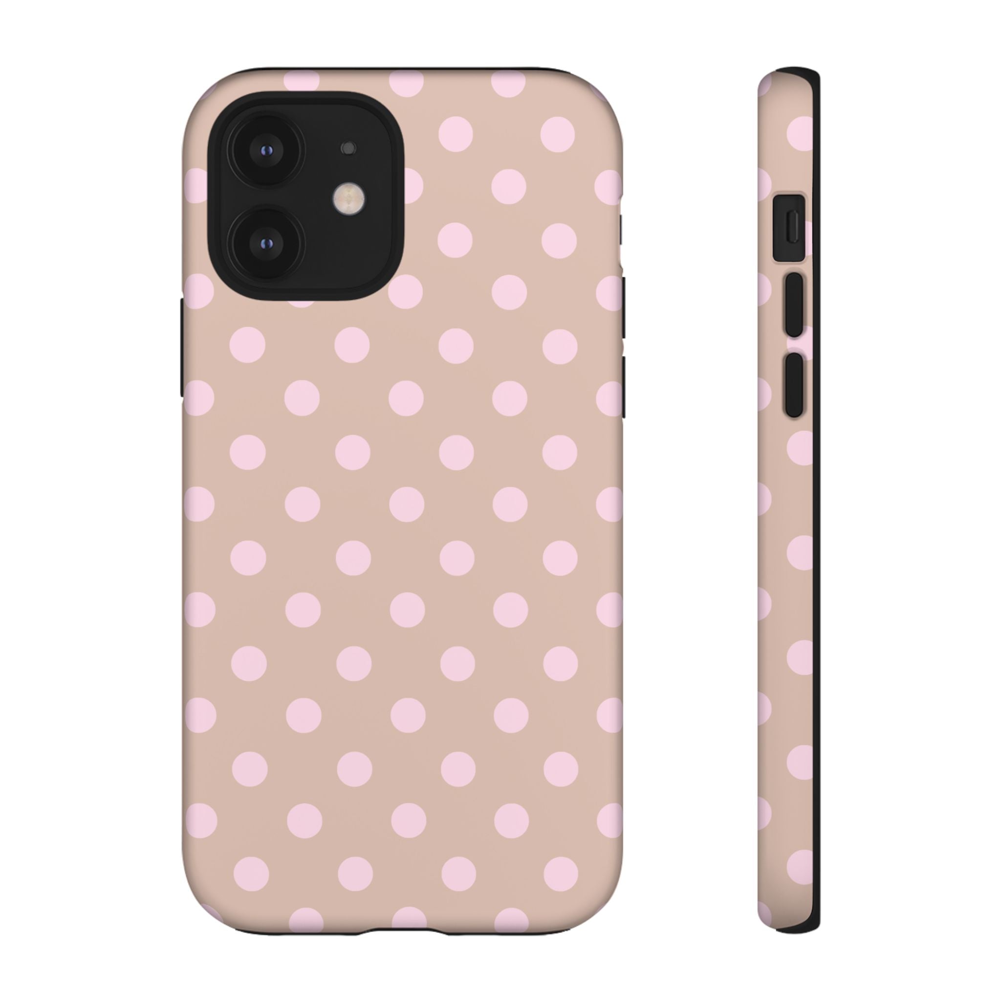 Blush Polka Dot iPhone Case