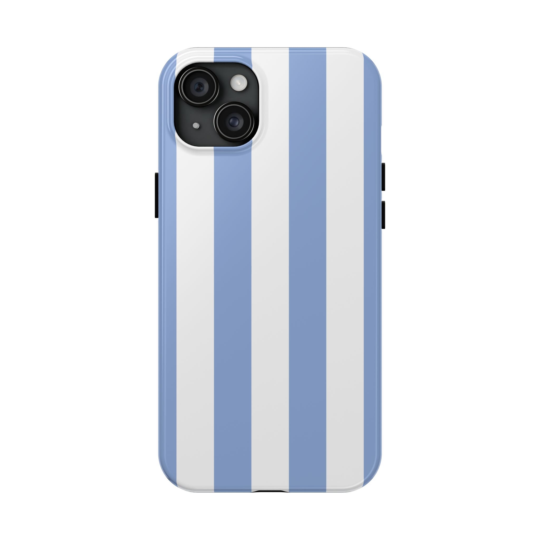 Blue Cabana Stripe iPhone Case