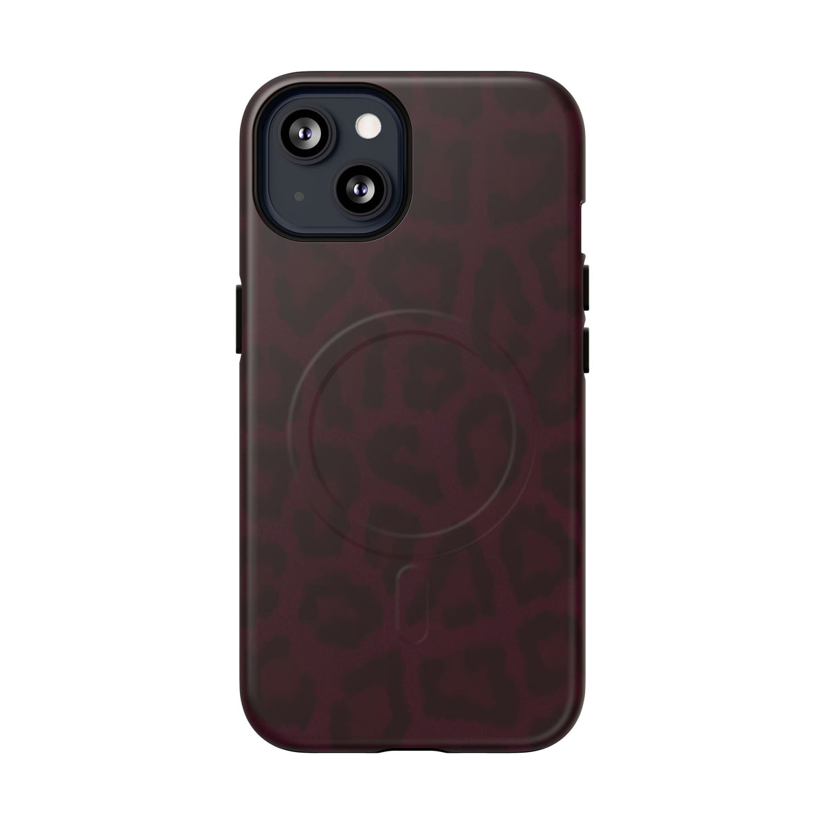 Black Cherry | Burgundy Leopard MagSafe Case