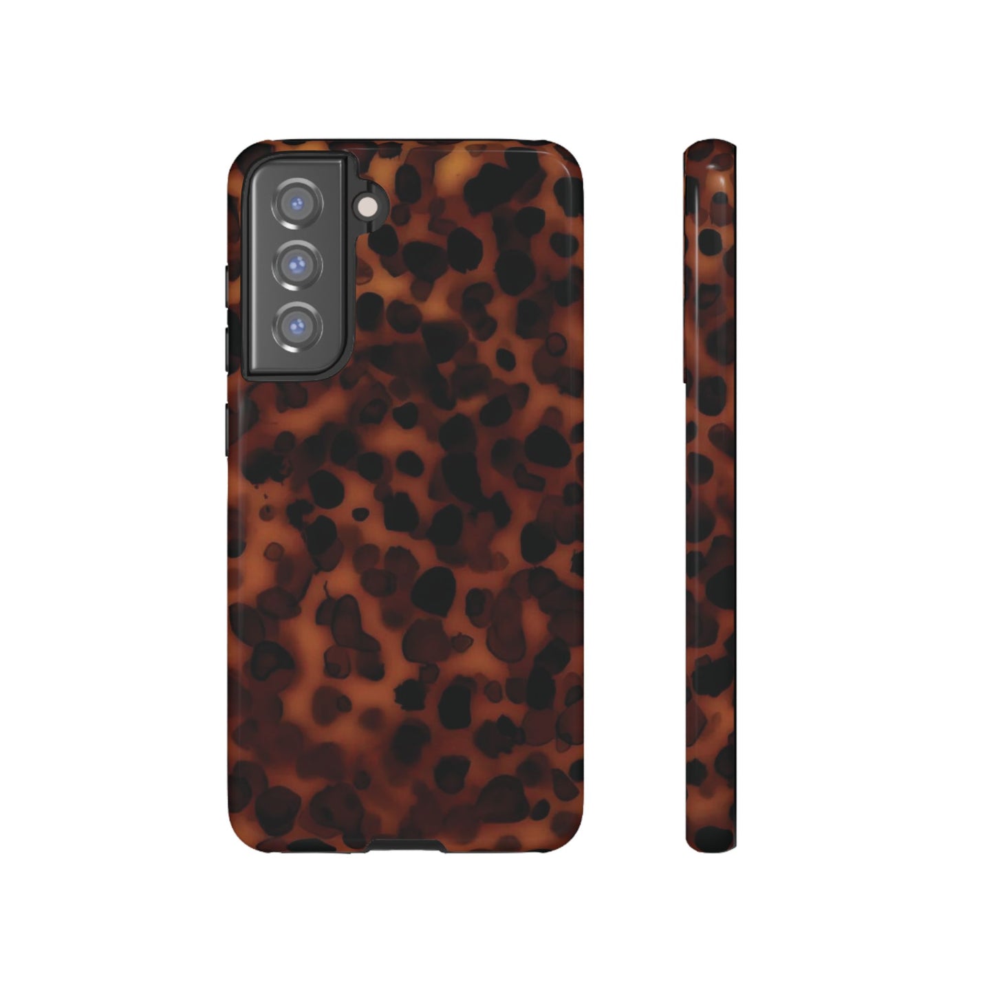 Shell Game | Dark Abstract Tortoise Print Case