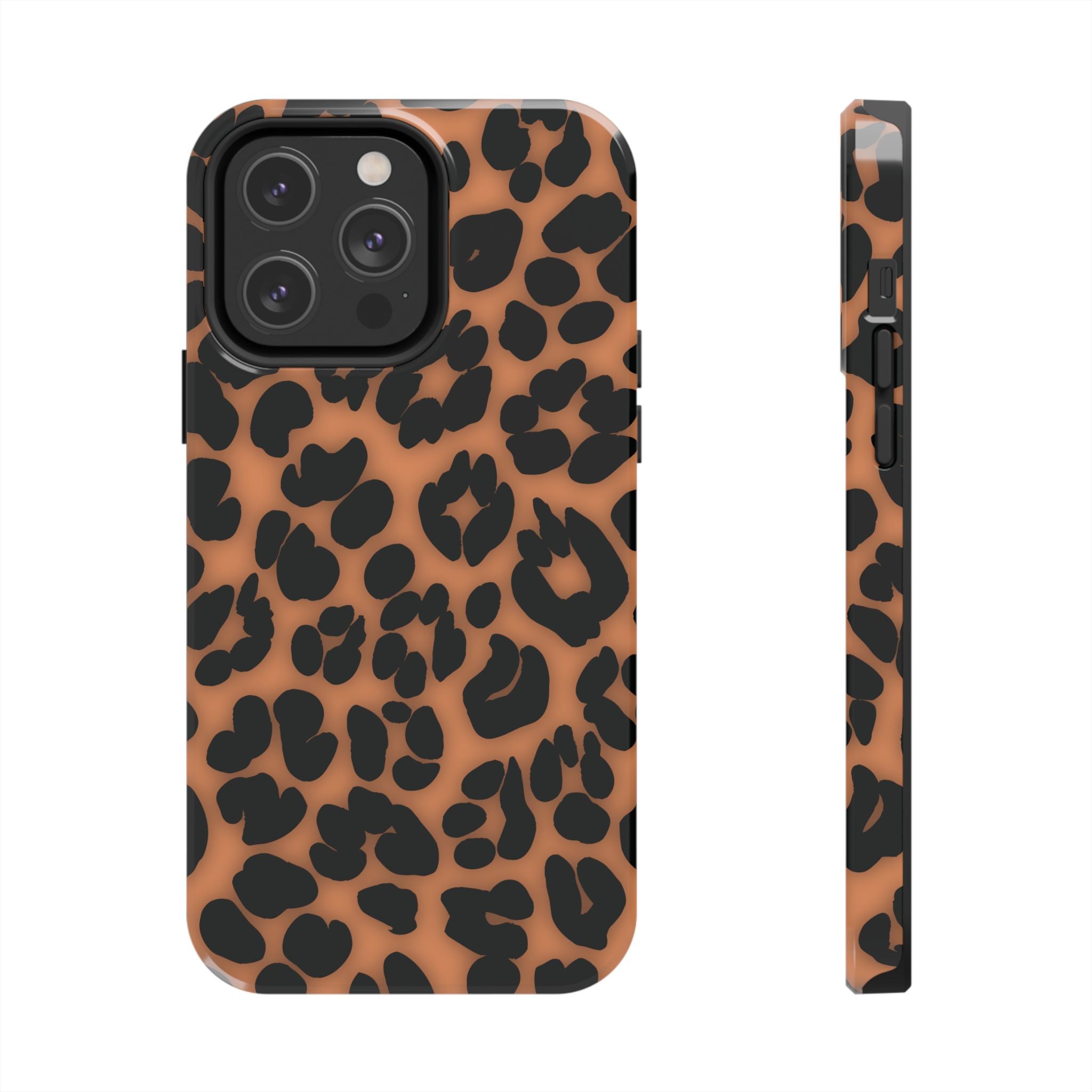 Amber Leopard Animal Print iPhone Case