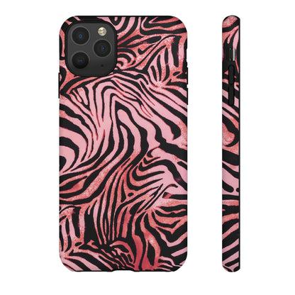 Rosy Zebra | Pink Animal Print Case