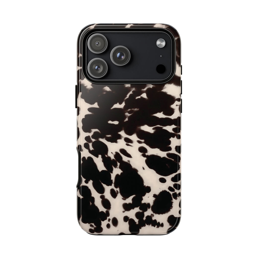 Spotted Cutie | Cow Print iPhone Case