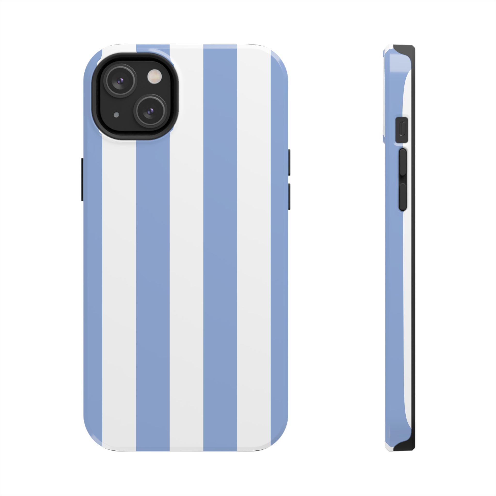 Blue Cabana Stripe iPhone Case