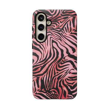 Rosy Zebra | Pink Animal Print Case