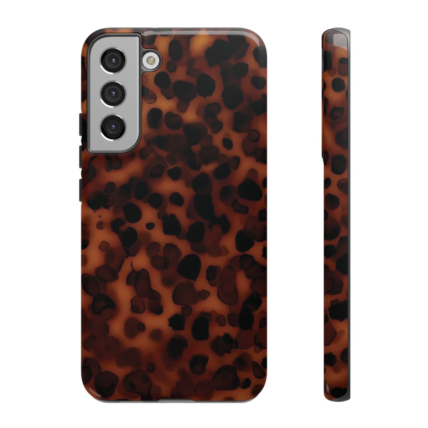 Shell Game | Dark Abstract Tortoise Print Case