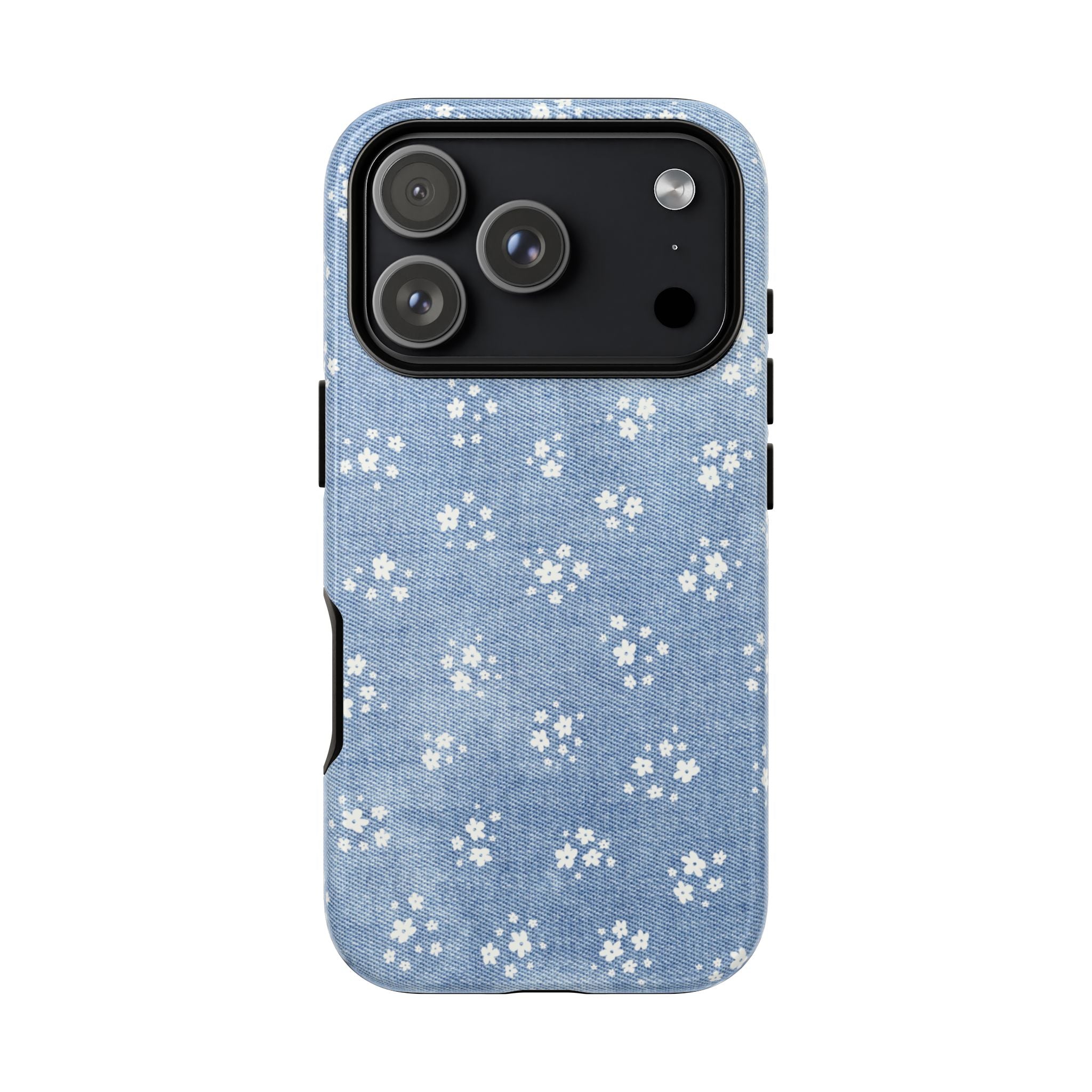 Denim Daisy Phone Case