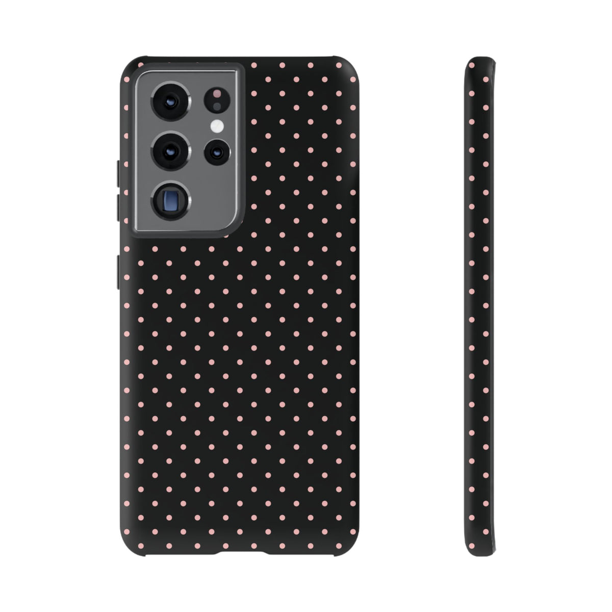 Polka Flirt | Pink & Black Polka Dot Galaxy Case
