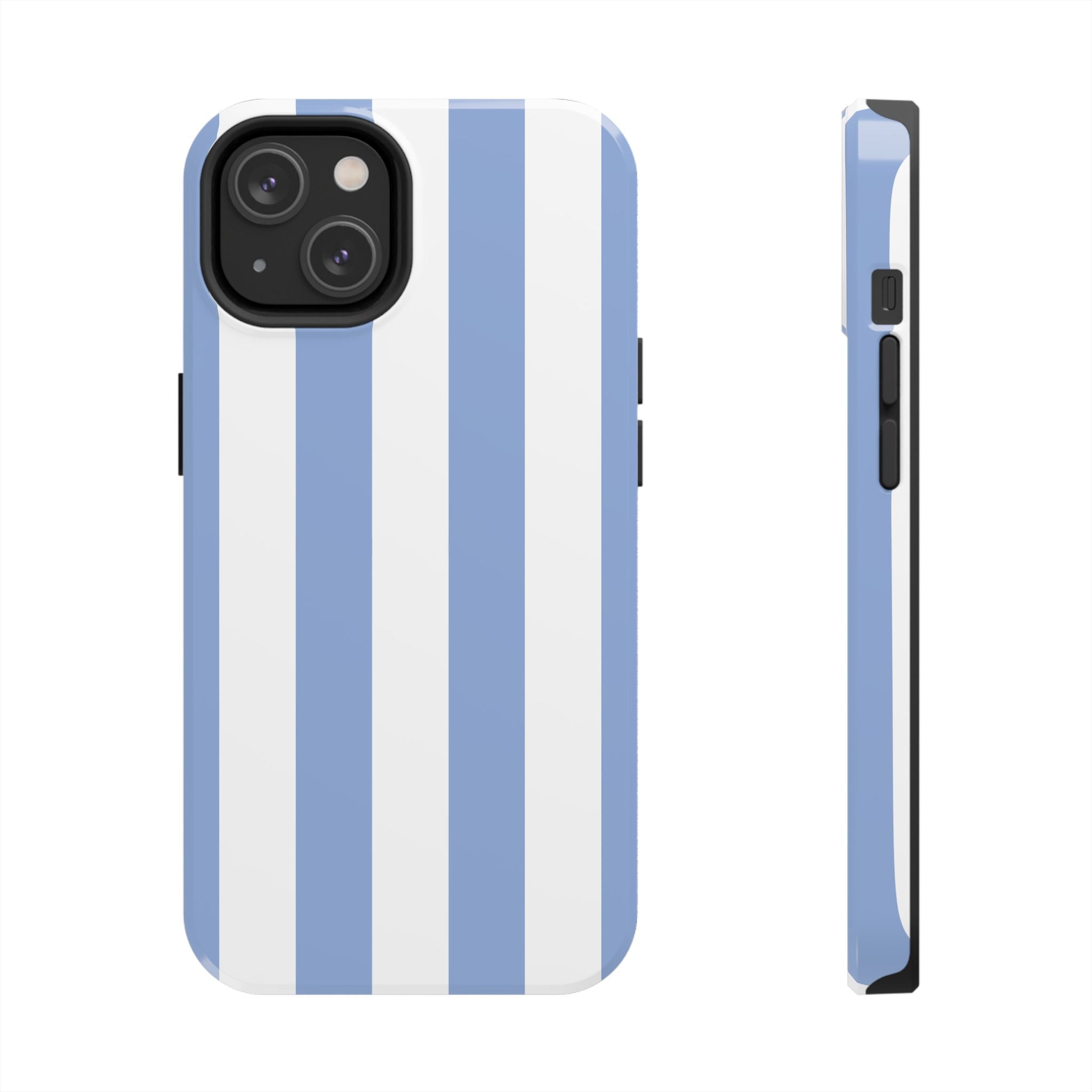 Blue Cabana Stripe iPhone Case