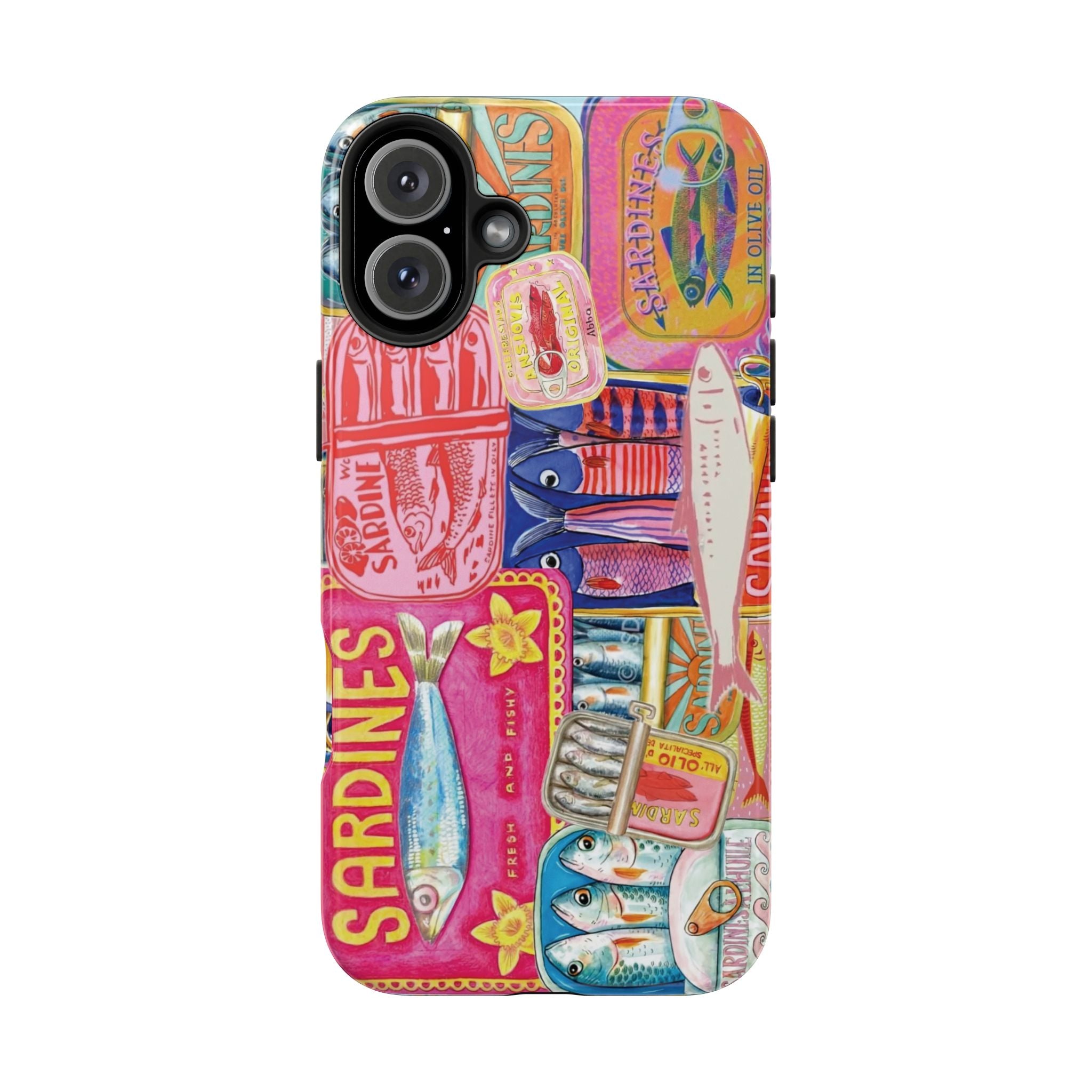 Sardines Collage iPhone Case