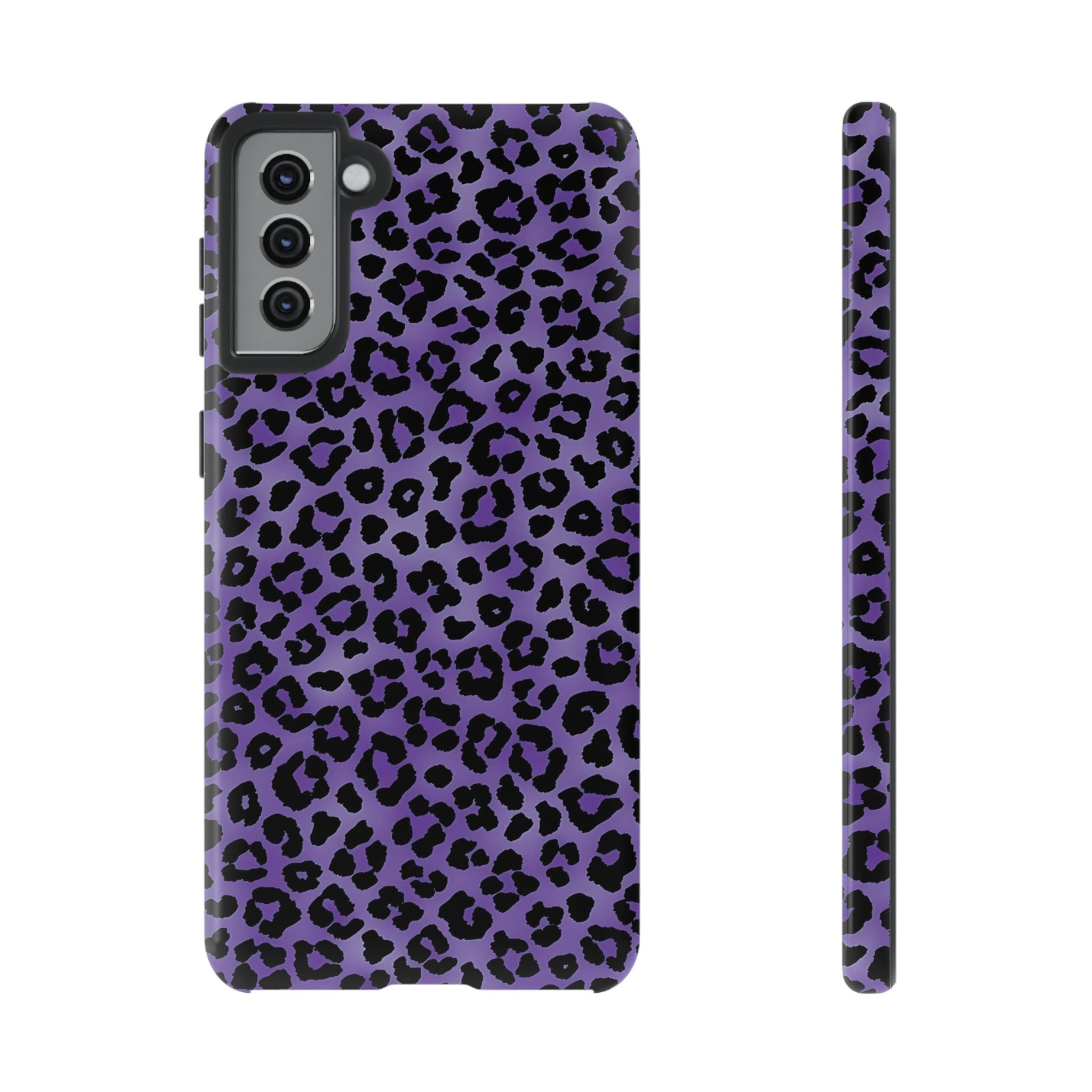 On the Prowl Purple Leopard Galaxy Case
