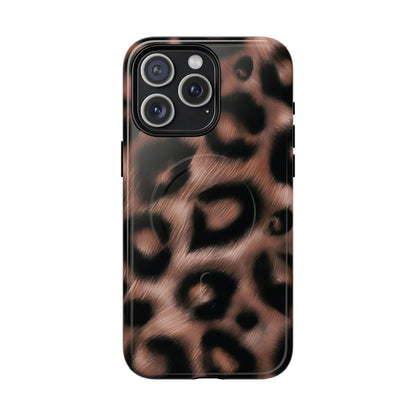 Funda MagSafe con estampado de leopardo llamativo | Diva