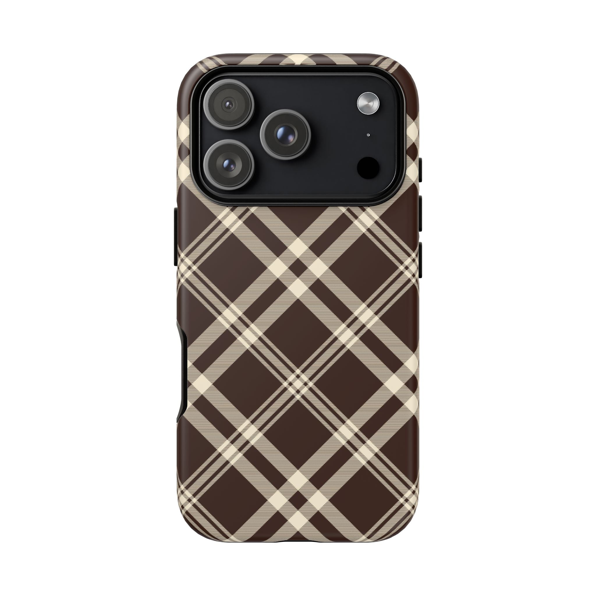 Mocha Plaid | iPhone Case