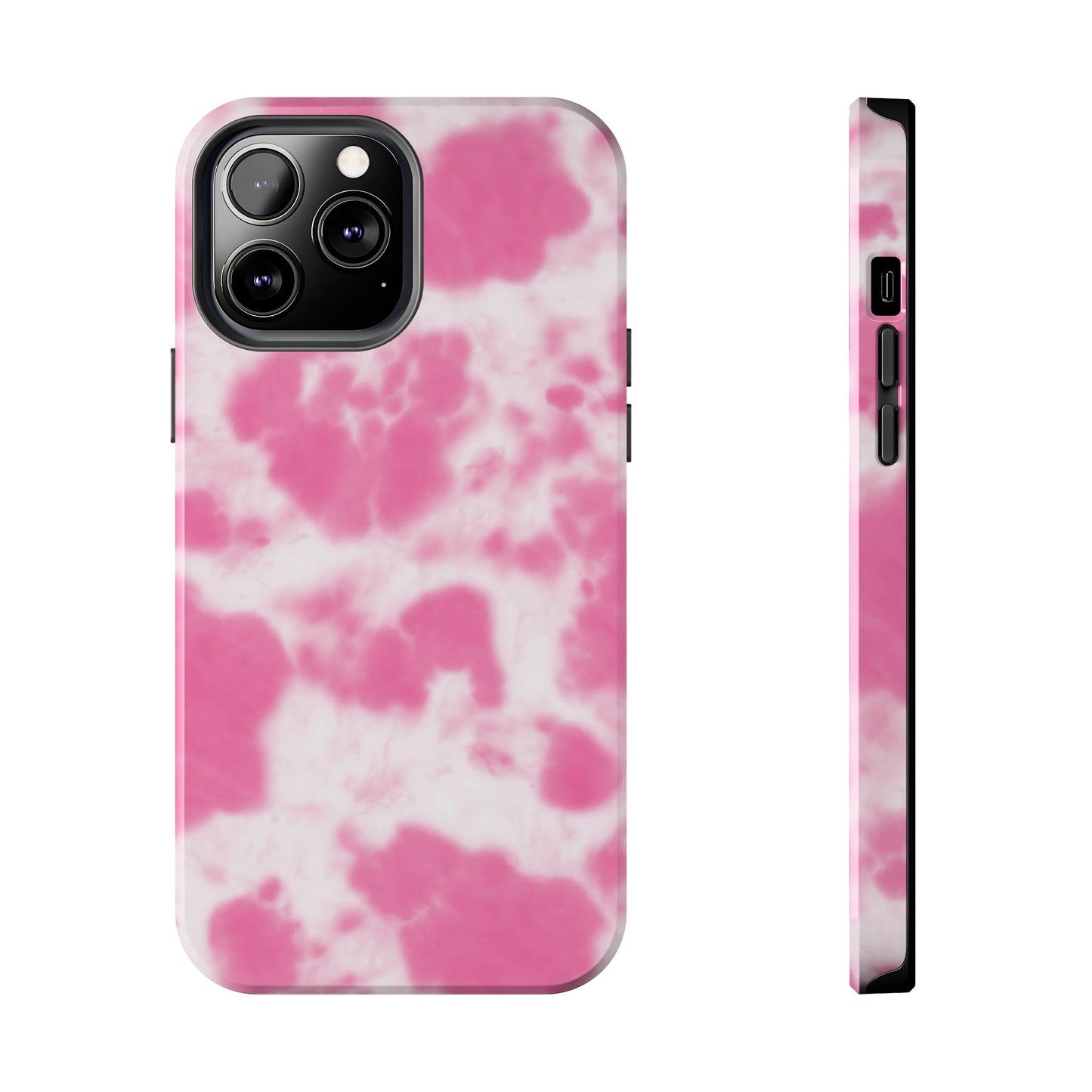 Strawberry Cow | Pink Cow Print iPhone Case