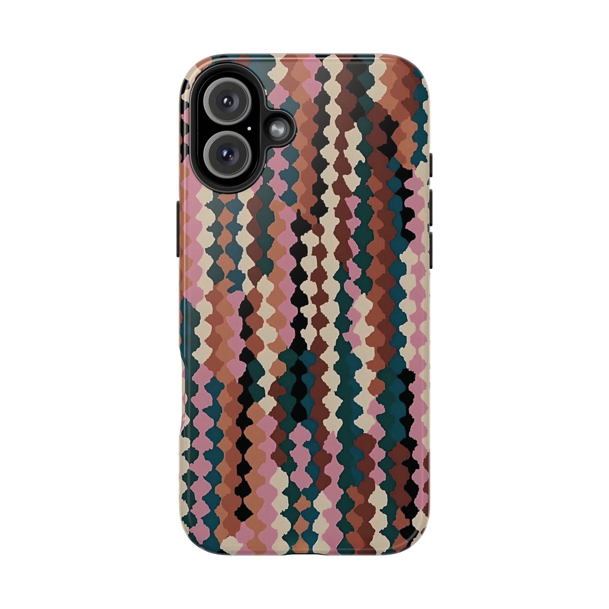 Coque iPhone à rayures bohèmes | Arty