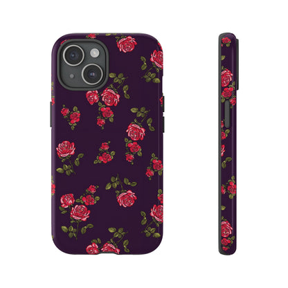 Enchanteur | Coque iPhone à motif floral indigo