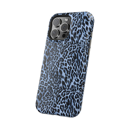 Into the Blue | Blue Leopard Print iPhone Case