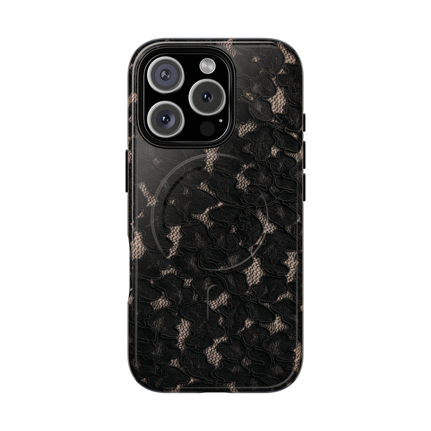 Midnight | Black Lace MagSafe Case