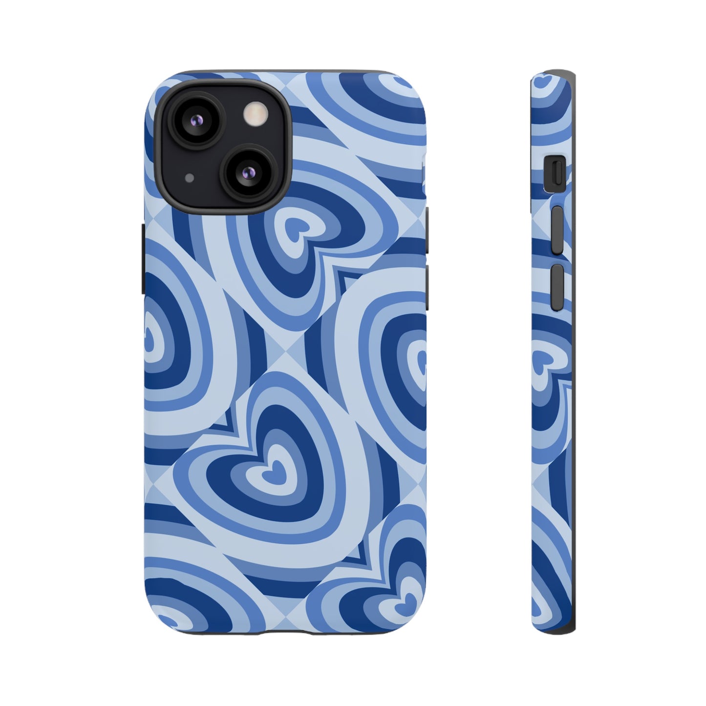 Hearts Squared | Blue Heart Pattern Case