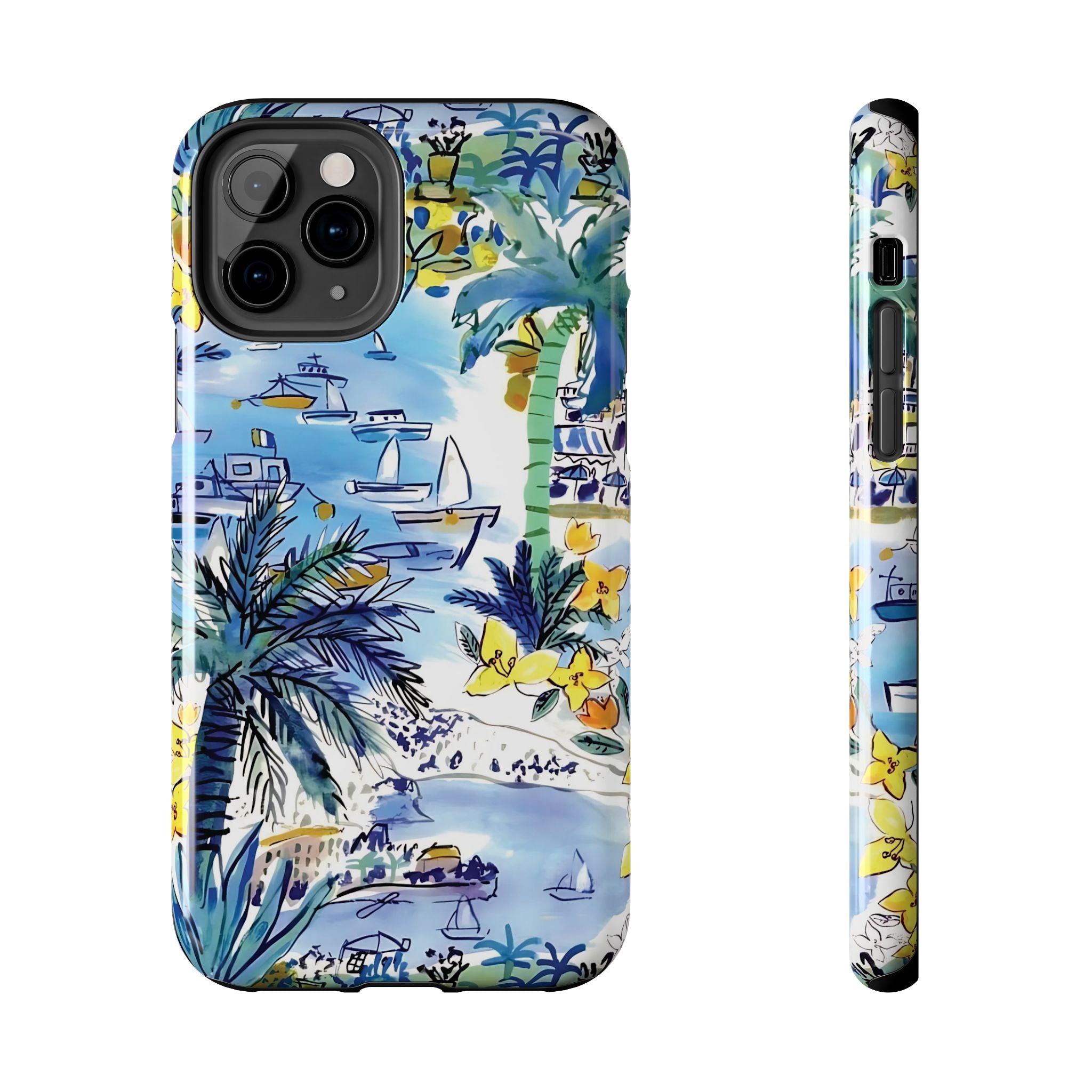 Island Life Watercolor iPhone Case