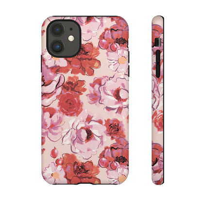 Charmed | Pink Painted Roses Case