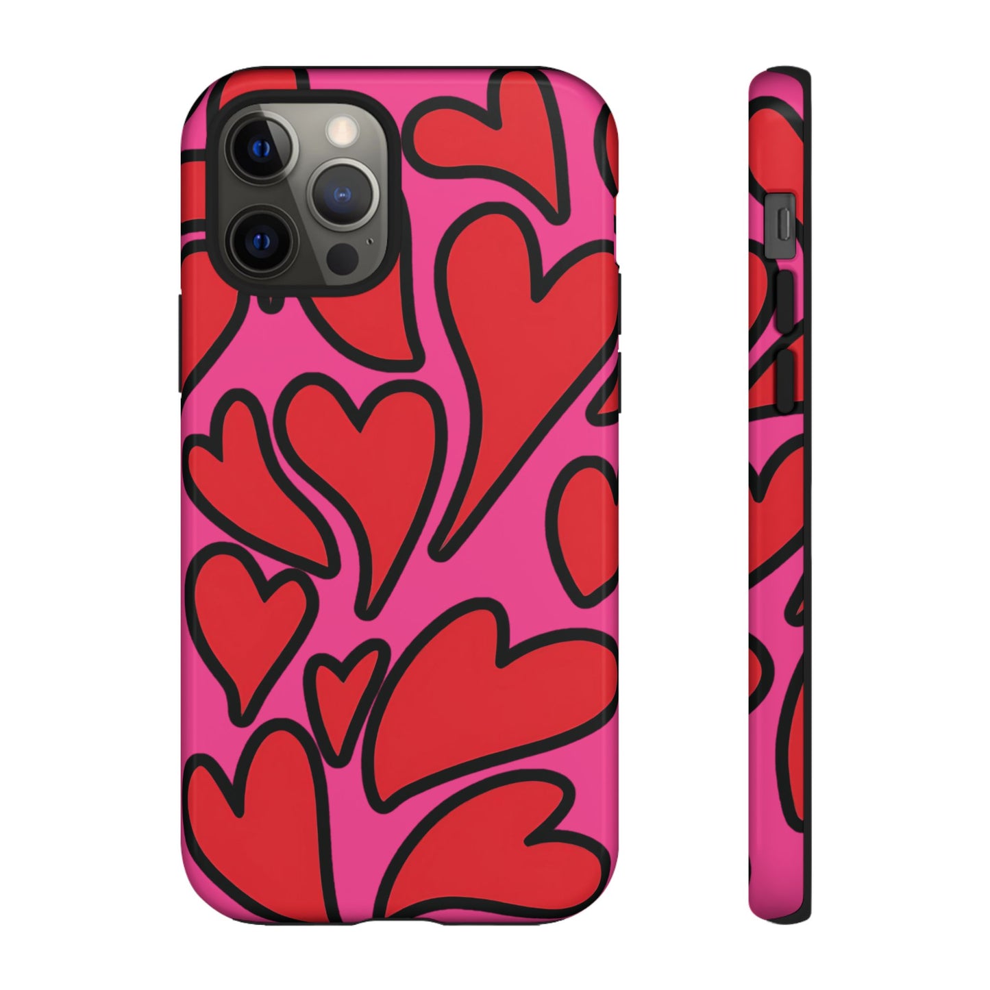 Summer Love | Retro Hearts iPhone Case