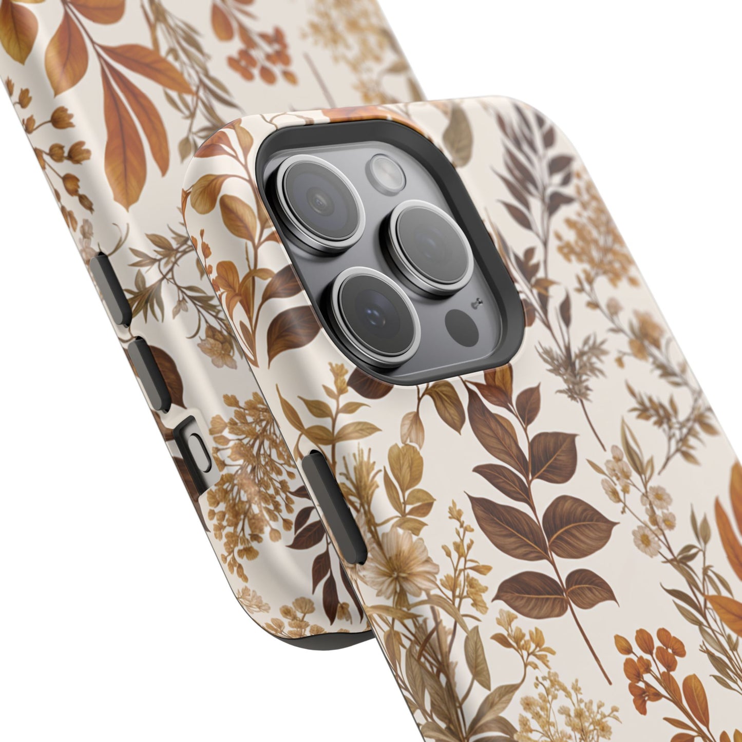 Autumn Botanical | Brown Floral MagSafe Case