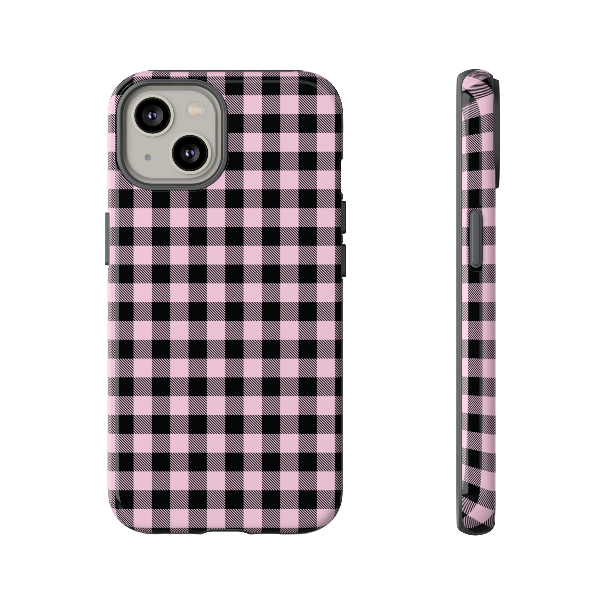 Pink Punk | Gingham iPhone Case