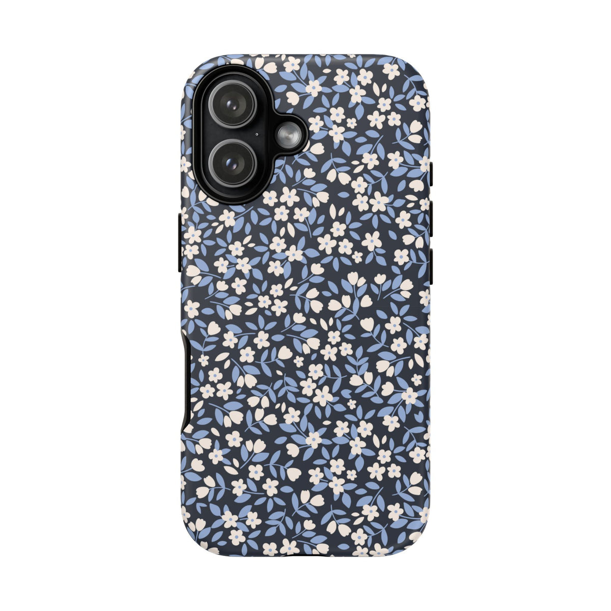 Ditsy Darling | Navy Blue Floral iPhone Case