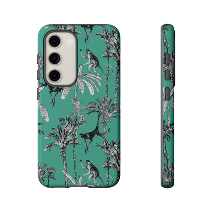 Monkey Business | Retro Tropical Palms Case