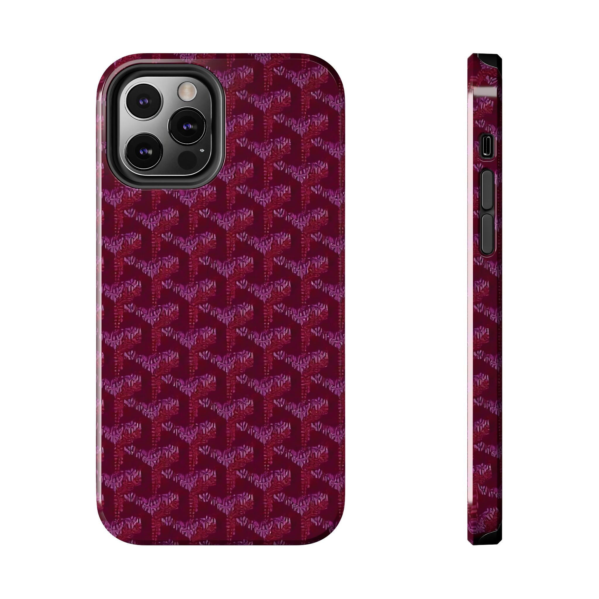 Designer Weave Purple iPhone Case