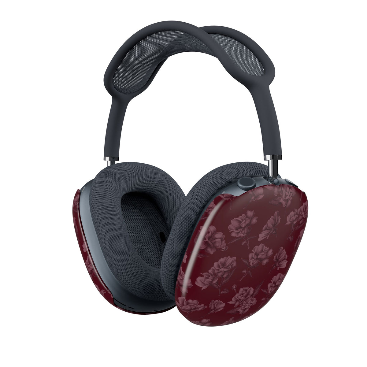 Femme Fatale | Burgundy Floral AirPods Max Case