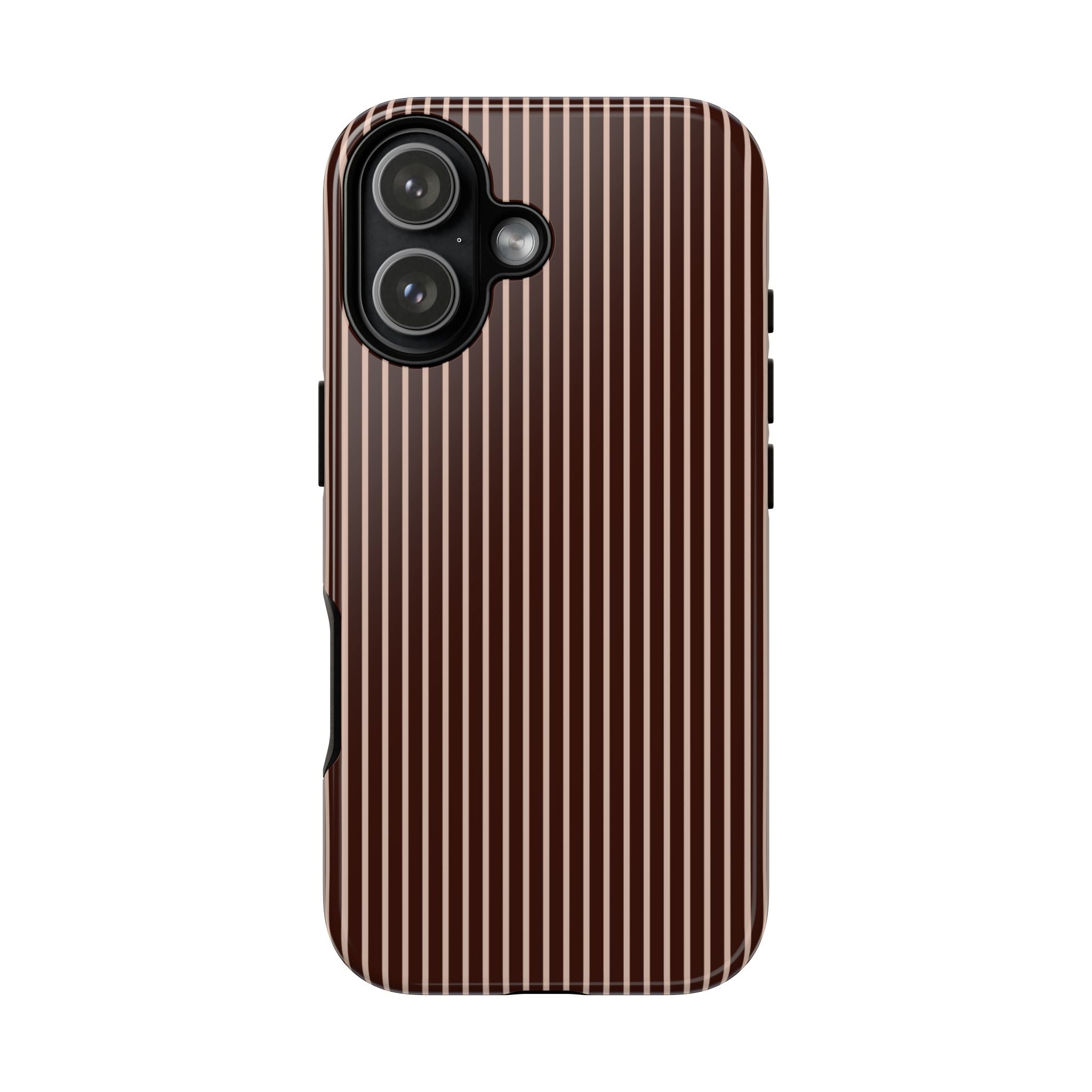 Cocoa Stripe Phone Case