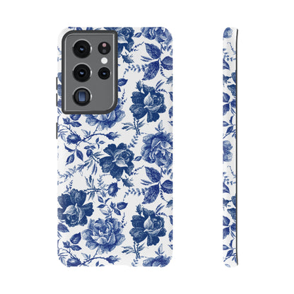 Indigo Rose | Blue Floral Case