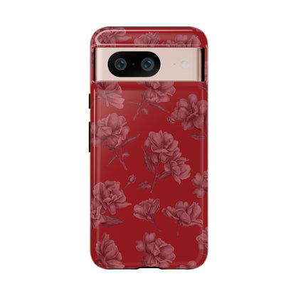 Roses Are Red | Red Floral Case