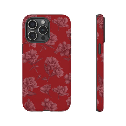 Roses Are Red | Red Floral Case