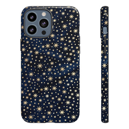 Night Sky | Blue Starry iPhone Tough Case